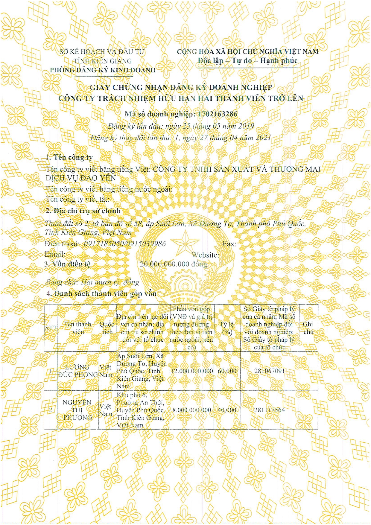 Giấy phép và chứng chỉ